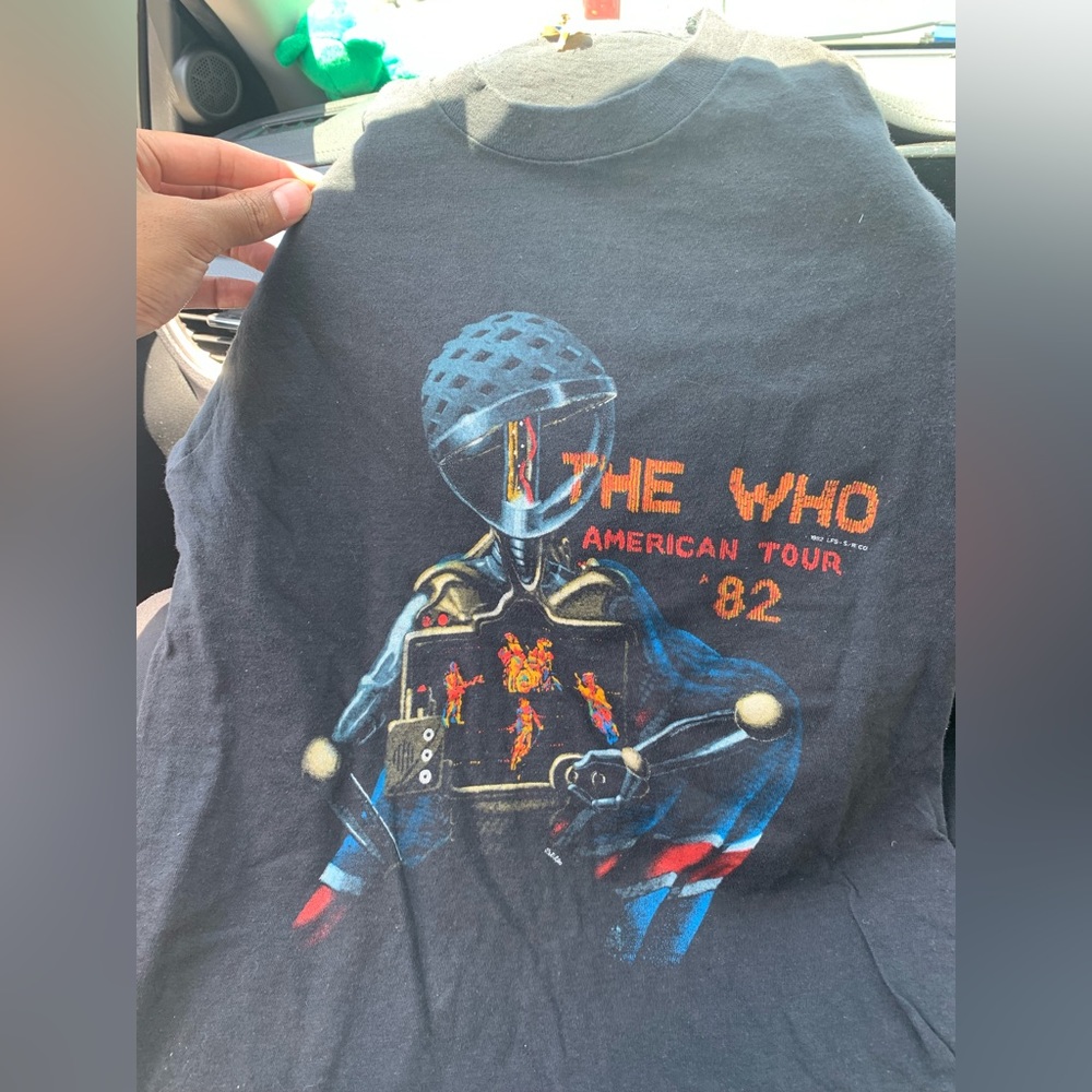 Vintage the who t shirt 1982 American tour